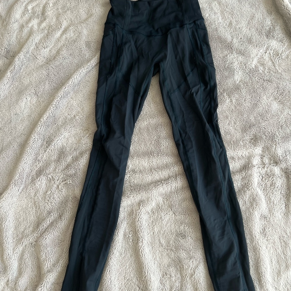 Lululemon yoga pants - dark navy/teal